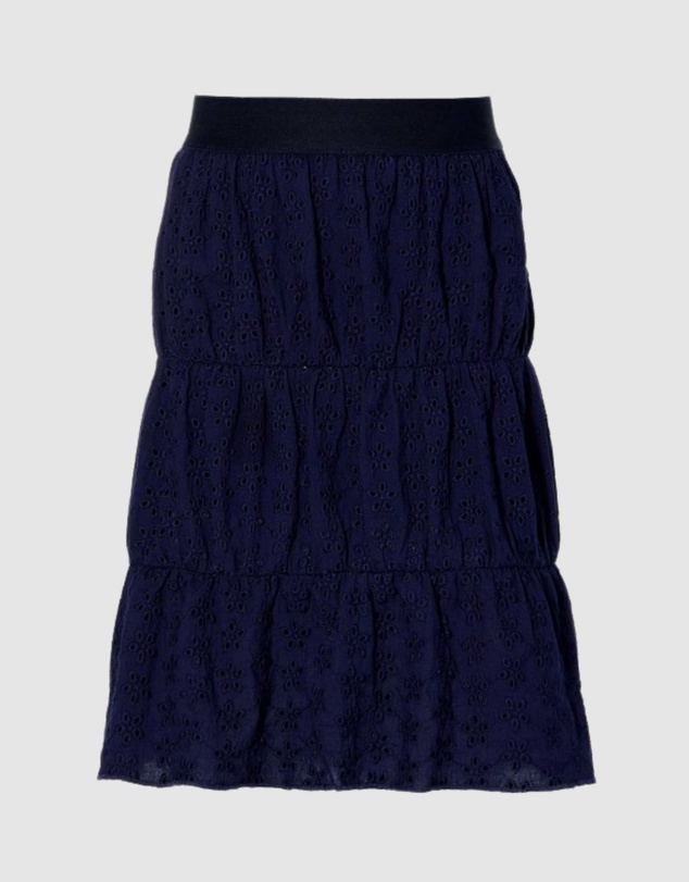 Quapi - Fully Embroidered Midi Skirt Fila - Kids-Teens