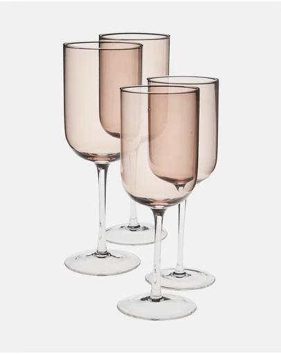 HOTTIE - Mikkie 4-Piece White Wine Glass Set