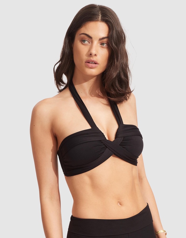 Seafolly - Halter Bandeau Bikini Top