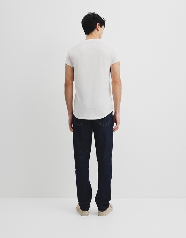 Country Road - Australian Cotton Longline Garment Dye T-shirt