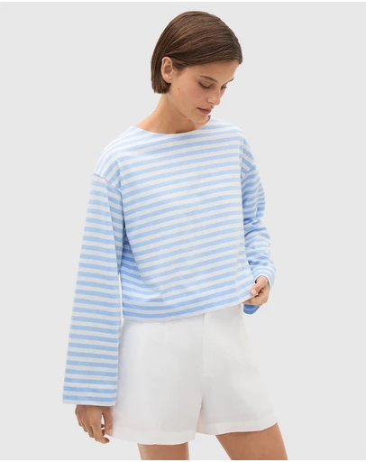 Seed Heritage - Boatneck Long Sleeve Top
