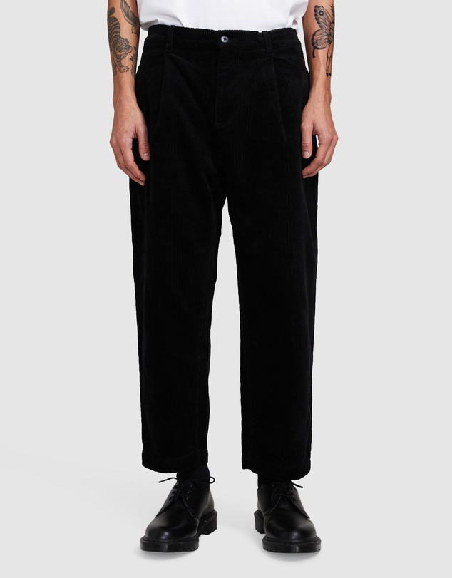 Black Noise White Rain - Cross Cord Pants