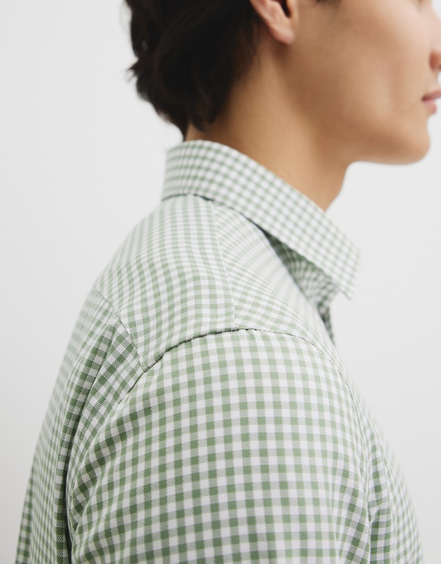 Country Road - Slim Fit Gingham Travel Shirt