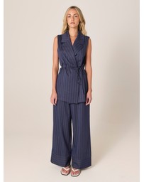 Fate + Becker - Zephyr Wrap Vest With Belt