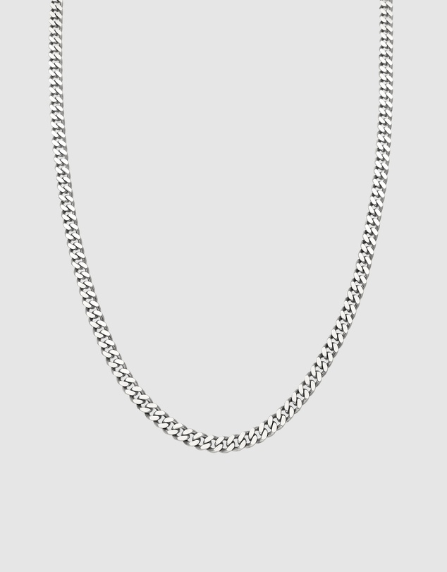 Kuzzoi - ICONIC EXCLUSIVE - Heavy Curb Chain Necklace in 925 Silver