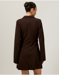 Tussah - Monique Tailored Wrap Mini Dress