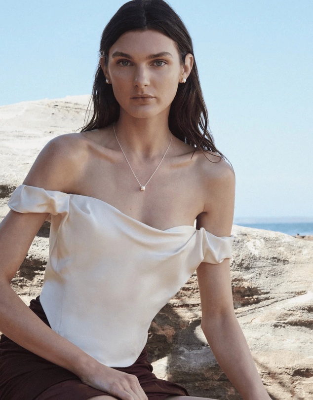 Najo - Moana Silver Pearl Necklace