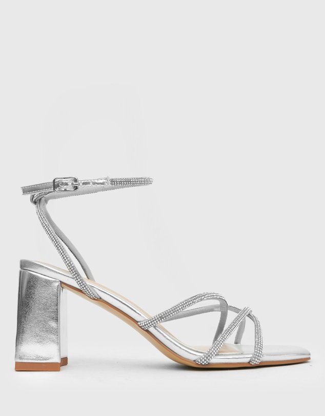 Betts - Nadine 2 Block Heel Strappy Sandals