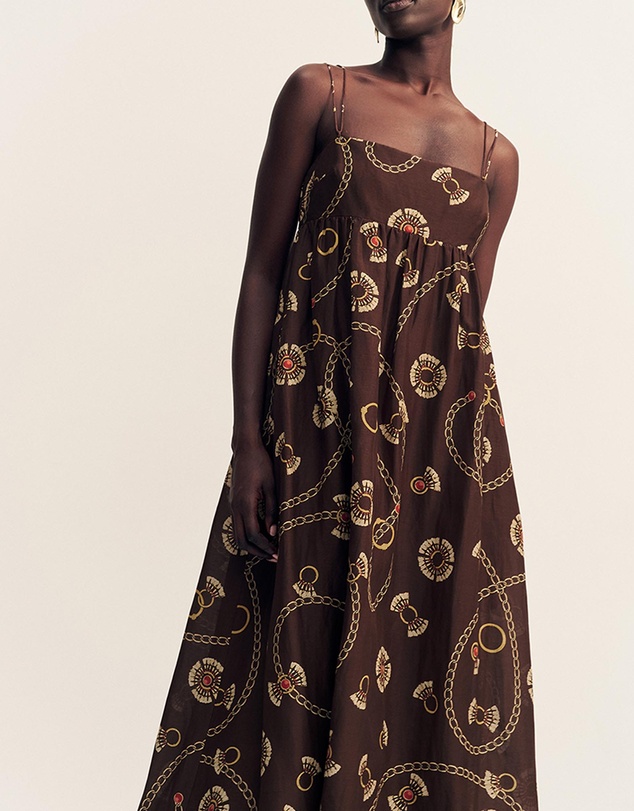Shona Joy - Vacanza Square Neck Maxi Dress