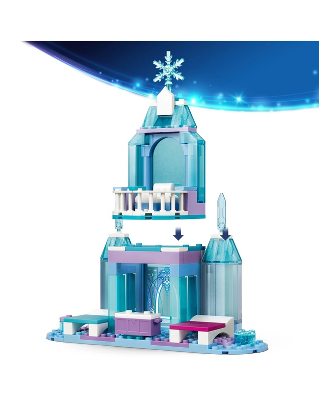 LEGO - 43281 Elsa's Ice Castle & Snow Ride Adventure