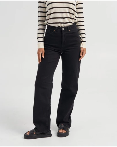 Vero Moda - Tessa High Waisted Wide Jeans