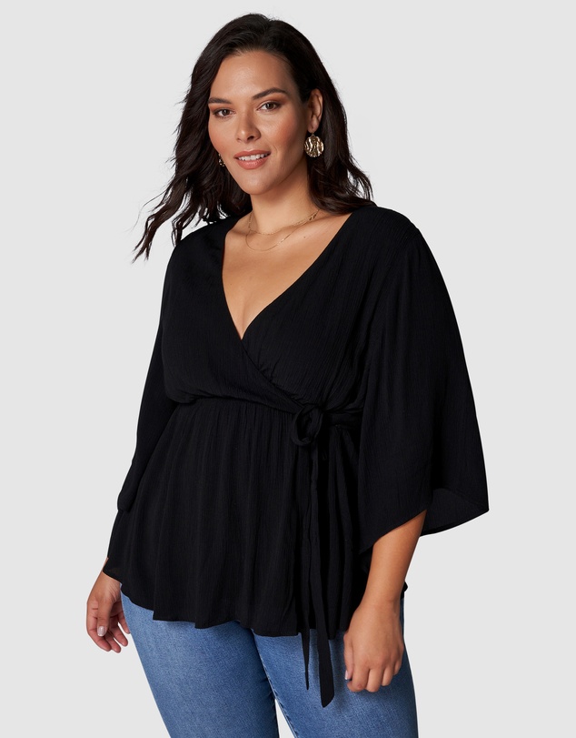 Something 4 Olivia - Salma Wrap Blouse