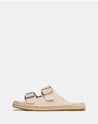 Tommy Hilfiger - Flex Jutte Hilfiger Suede Sandals - Men's