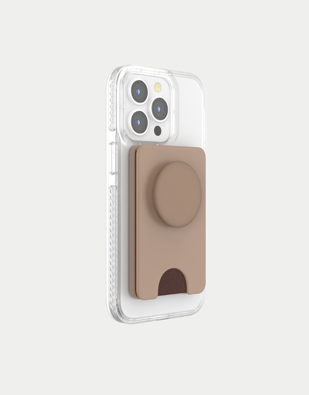 PopSockets - PopWallet+ MagSafe Phone Grip Wallet Card Holder + Magnetic Adapter Ring