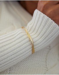 Najo - Garden of Eden Yellow Gold Bangle (65mm)