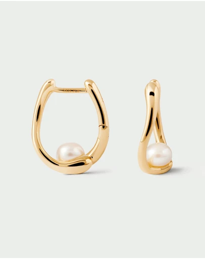 PDPAOLA - Pearl Aura Hoops