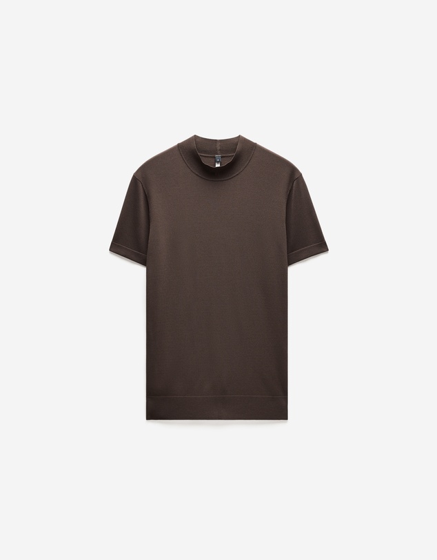 Calibre - Slim Tech Knit T-shirt Mocha