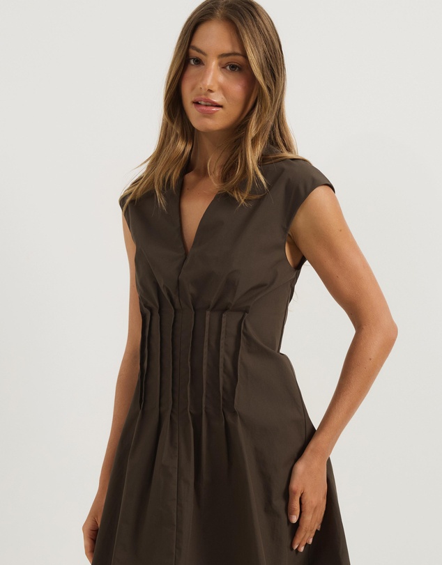 Atmos&Here - Cara Pintuck Mini Dress