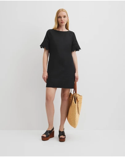 Country Road - Scalloped Mini Dress