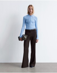 & Other Stories - Flared Wool Trousers