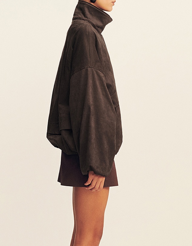Shona Joy - Ernest Funnel Neck Bomber Jacket