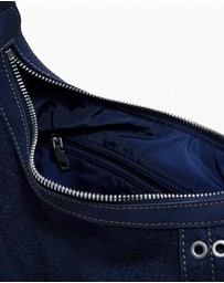 Desigual - Medium denim bag with buckles