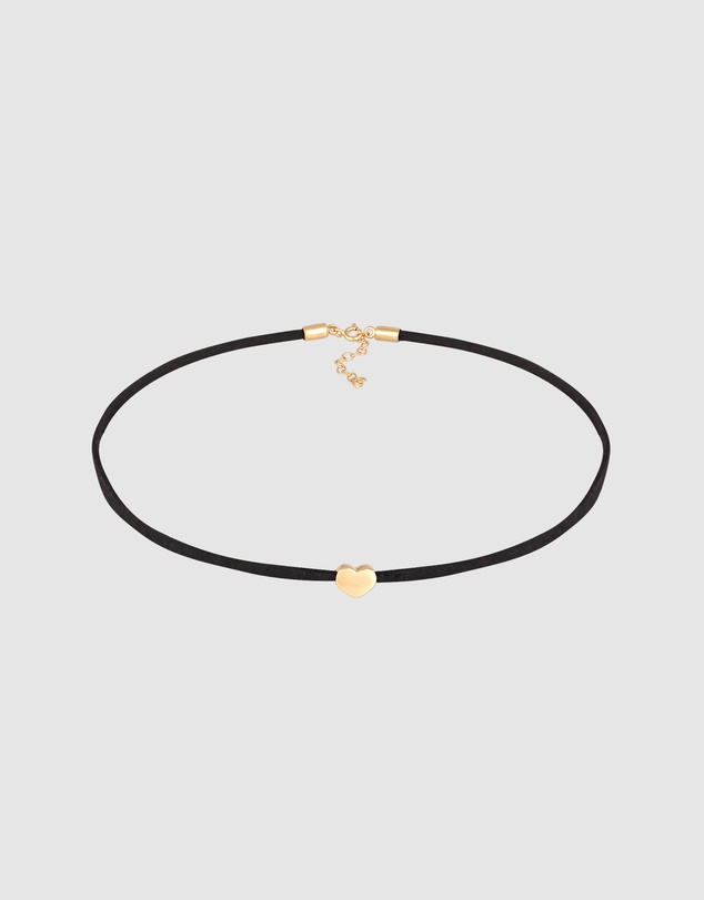 Elli Jewelry - Satin Heart Choker Necklace