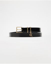 Calvin Klein - 2.5cm Monogram Charm Keeper Belt