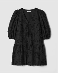 & Other Stories - Embroidered Mini Dress