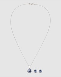 Elli Jewelry - Jewelry Set Crystal 925 Sterling Silver