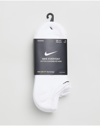 Nike - Nike Everyday Cushion No-Show 3-Pack