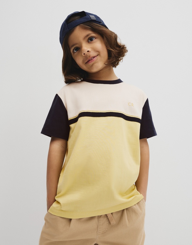 Country Road - Relaxed Contrast Splice T-shirt