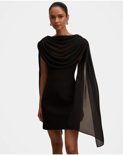Forever New Petite - Bowie Petite With Shawl Mini Dress