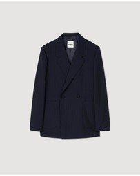 Sandro - Croisee Rayure Suit Jacket
