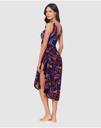 Magicsuit - Mariachi Cotton Side Tie Beach Sarong With Tassels