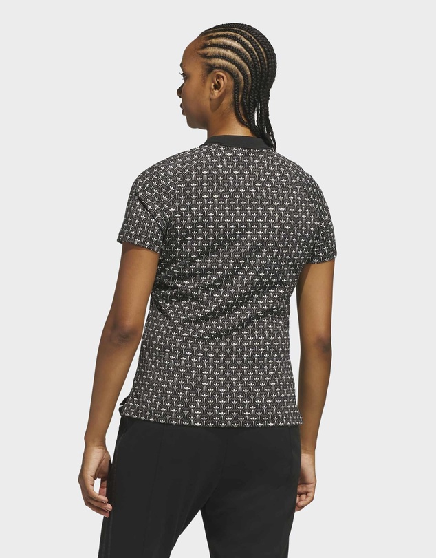 adidas Originals - Originals All Over Trefoil Polo Shirt Womens