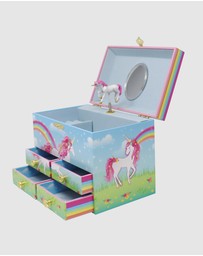 Pink Poppy - Stardust Unicorn Medium Musical Jewellery Box