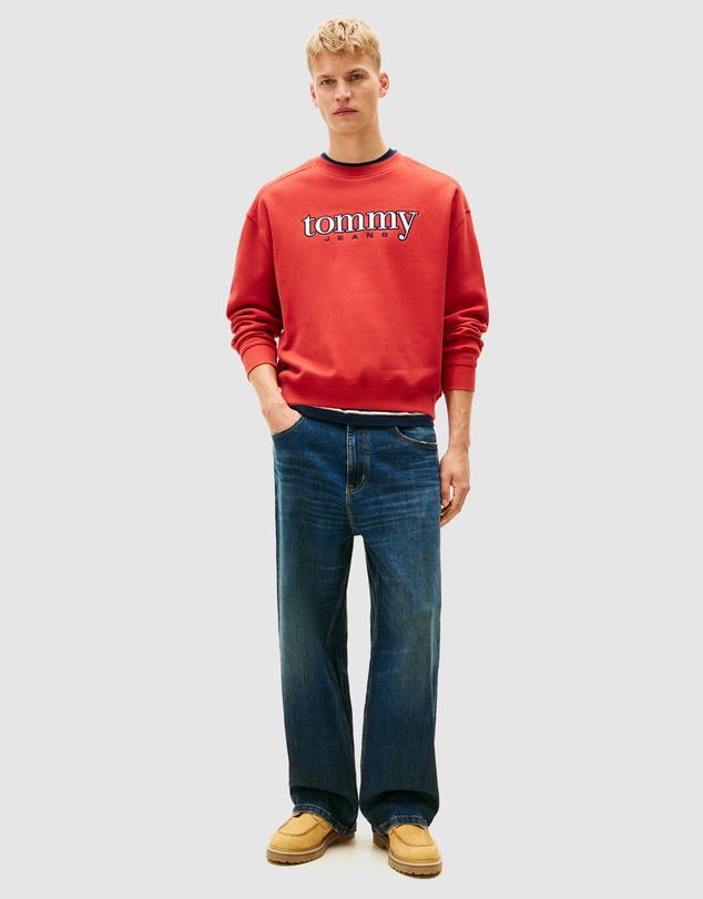 Tommy Jeans - 90s Texture Graphic Crew Sweatshirt