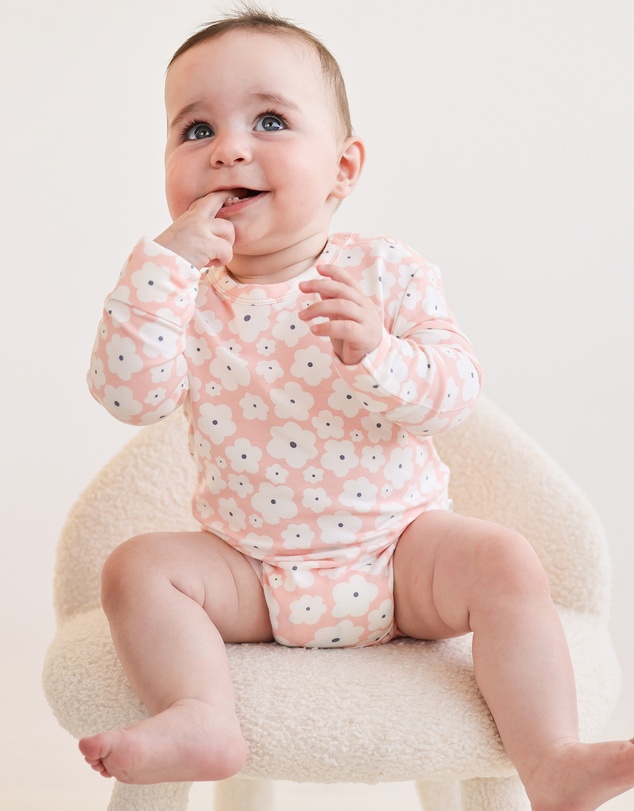 Kynd Baby - Comfy Bodysuit Long Sleeve in Blossom