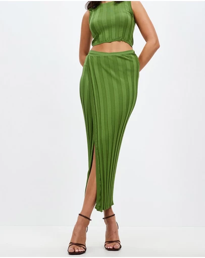 Third Form - Liaison Knit Wrap Skirt