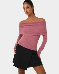 Forcast - Ally Off-Shoulder Knit