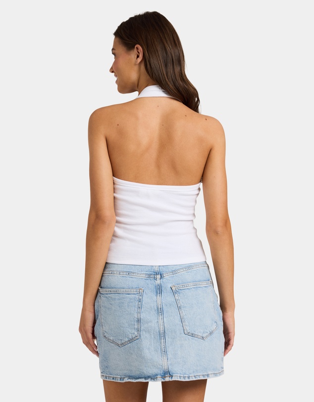 Roxy - Womens Base Rib Halter Tank Top