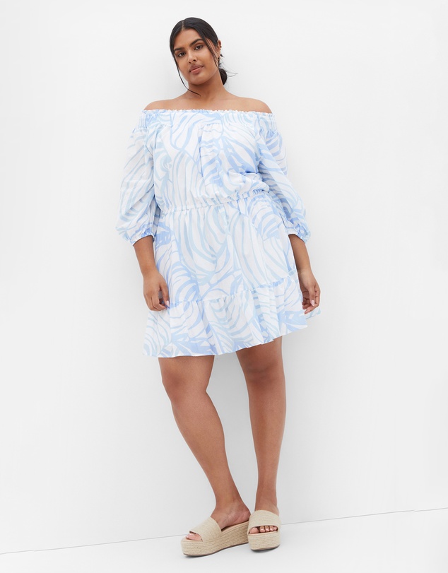 City Chic - Lorelai Print Dress