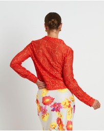 Studio - Pip Sheer Lace Long Sleeve Shirt