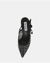 Steve Madden - Bri Black Lace Heels