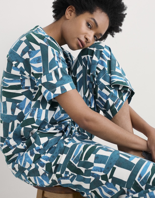 Seasalt - Seasalt Cornwall Teal Moonlight Pyjamas