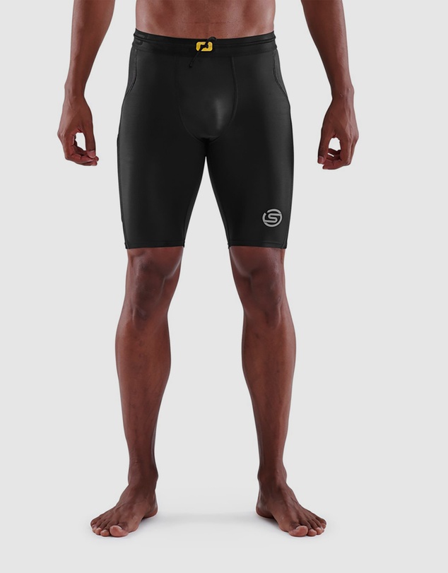 SKINS - SKINS Compression Men's Series-3 Running/Gym Half Tight Black