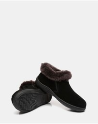 EVERAU - Australian Shepherd Ugg Daley Slipper Cow Suede Upper House Shoes