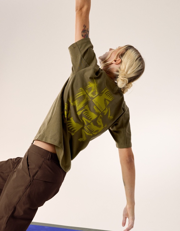 Arc'teryx - Kragg Cotton Bird Tile Crew Shirt SS Women's