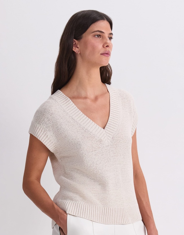 Sportscraft - Josie Tape Yarn V Neck Tank